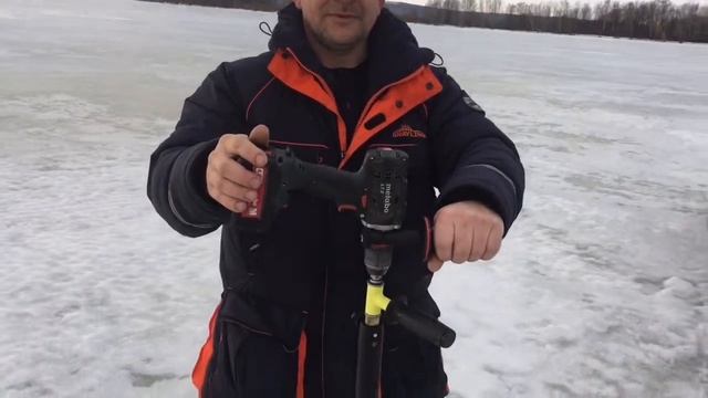 Ледобур с шуруповёртом смотреть онлайн