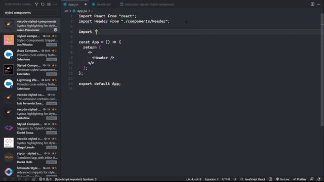 React Style Components смотреть онлайн