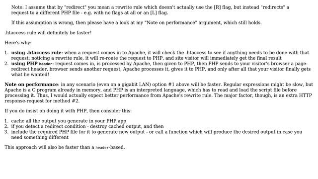 DevOps & SysAdmins: Faster Option: Redirect via PHP to PHP or Apache mod rewrite redirect to PHP? смотреть онлайн