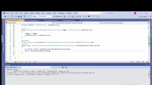 Calling Service Layer On Controller In Asp.Net Core |Controller service repository pattern | Part-1 смотреть онлайн