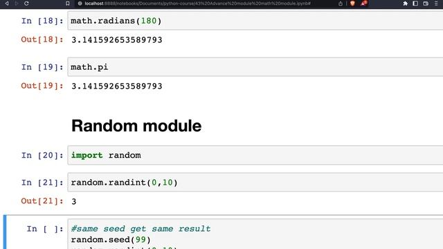 Python Complete Course #-43 Python math module, смотреть онлайн