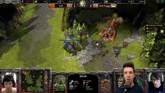 INFI vs FOGGY (Bo5) | Summer 2020 WGL Quarterfinals | Warcraft 3 Reforged смотреть онлайн