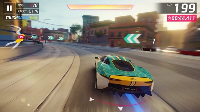 Asphalt 9: с разных концов города 01:24:718