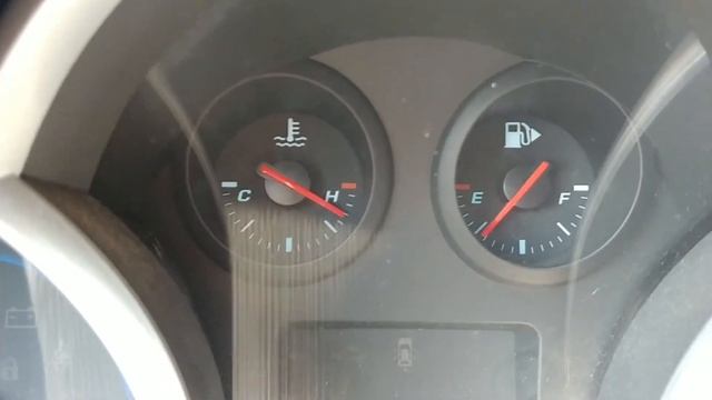 Шевроле Круз. Прыгает стрелка температуры - на ходу смотреть онлайн