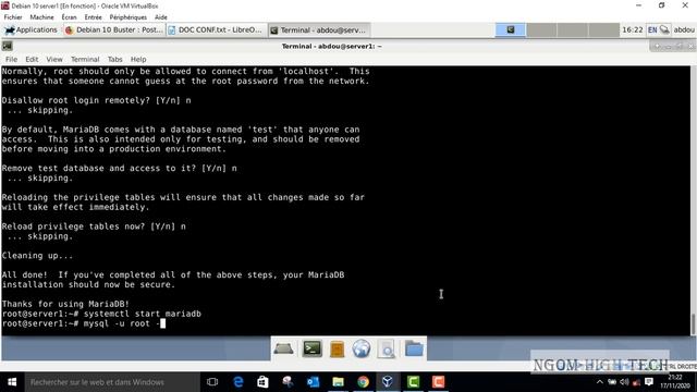 7-Installation et configuration de Mariadb sur DEBIAN 10 смотреть онлайн