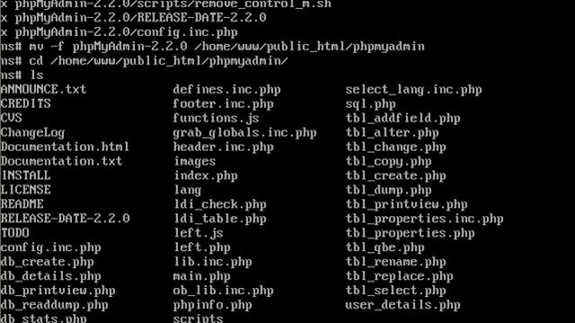 PHPMyadmin Di FreeBSD смотреть онлайн