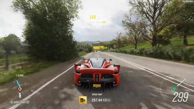 Forza Horizon 4 - 2014 Ferrari FXX K - Car Show Speed Jump Crash Test . 1440p 60fps. смотреть онлайн