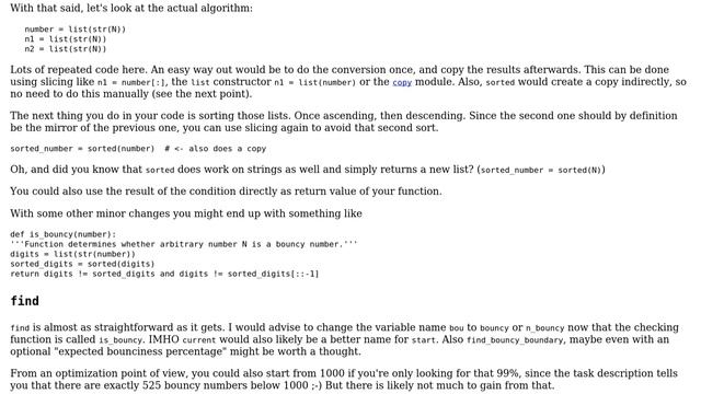 Code Review: Project Euler problem #112 (4 Solutions!!) смотреть онлайн