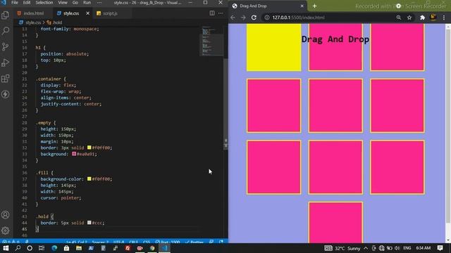 Drag and Drop Using HTML, CSS & JavaScript | Step By Step Code смотреть онлайн