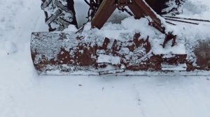 Лопата для Мтз- 80 для уборки снега#трактор#мтз#жизньвдеревне