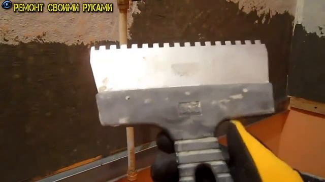 Фартук на кухне пластиком и плиткой своими руками. Укладка плитки за 20 минут. смотреть онлайн