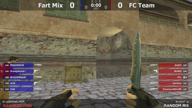 Микс по CS 1.6 на fastcup.net [FC Team -vs- Fart Mix] @kn1feTV смотреть онлайн