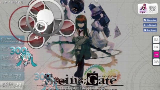 OSU - Itou Kanako - Hacking to the Gate (TV Size) [Hard] смотреть онлайн