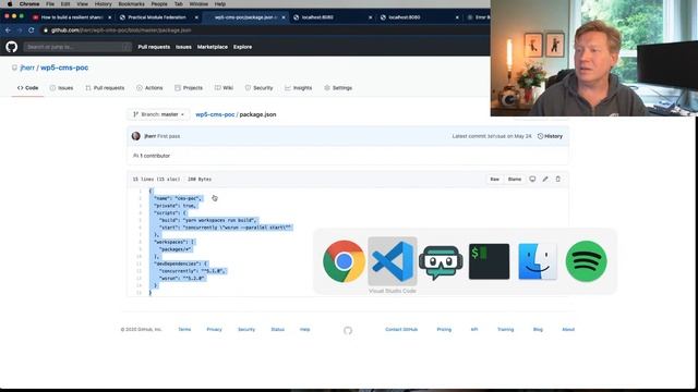 LIVE! How to build a resilient shared Header/Footer using Module Federation смотреть онлайн