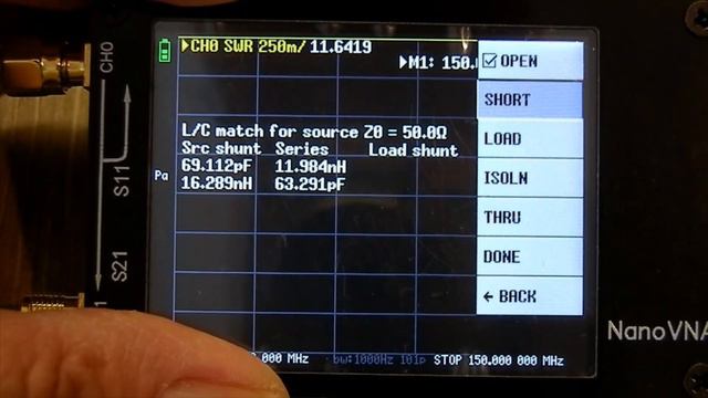 G4NSJ - NanoVNA-H very tiny antenna analyzer review смотреть онлайн
