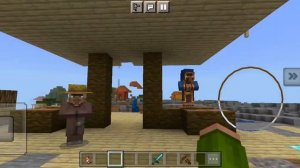 Избушка на курьих ножках в майнкрафт.