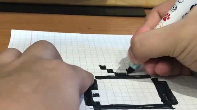 Как нарисовать пикселями телевизор смотреть онлайн