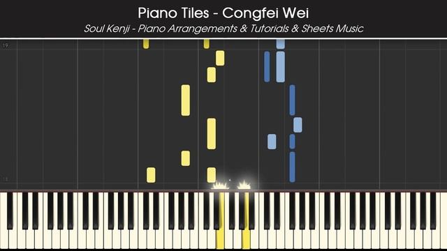 Piano Tiles - Congfei Wei | Piano Tiles 2 | Piano Tutorial смотреть онлайн