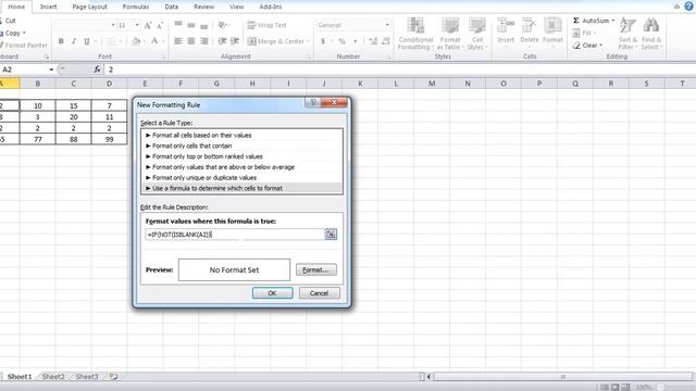 Excel Conditional Formatting If Cell is NOT Blank using If Function, Color Cell with IF Formula смотреть онлайн