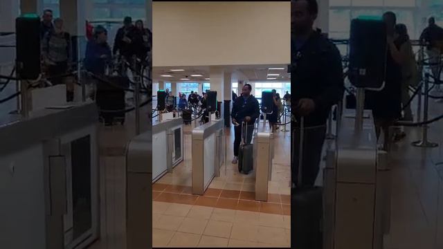 New E-Gates at Sangster International Airport in Montego Bay Jamaica смотреть онлайн