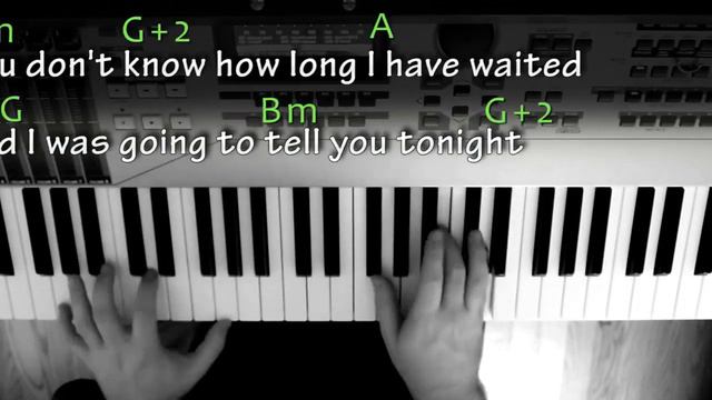 Alone for Piano w/ Chords and Lyrics смотреть онлайн