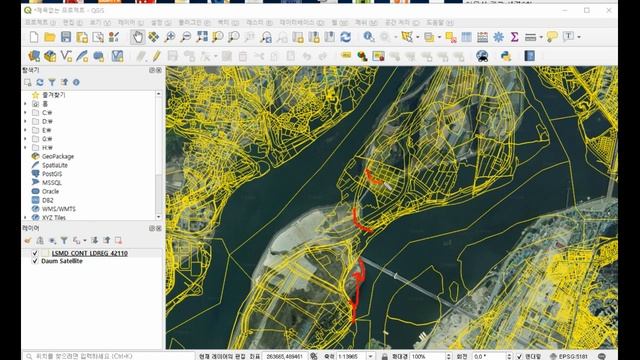 QGIS 지적도 [3강] 다음지도 지적도 중첩 좌표변환 덮어씌우기오토 캐드 기초 강의 2D AutoCAD 2D basic 부동산 지적도 분할 | 연속지적도 смотреть онлайн