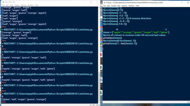 Learn Python in Hindi -Lists for data handling Lecture14 смотреть онлайн