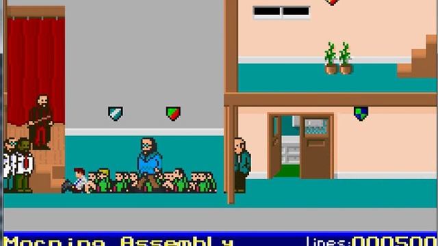 Skool Daze Klass Of 99 - Game Boy Advance Nintendo - emulador VisualBoyAdvance 1.8.0 beta 3 смотреть онлайн