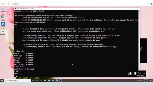 Install MongoDB and MongoDB Compass On Windows 10 and Basic MongoDB Commands смотреть онлайн
