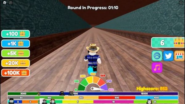 БЫСТРЫЙ ПОБЕГ ОТ МОНСТРОВ ДОРС В РОБЛОКСЕ Doors Race Clicker Roblox