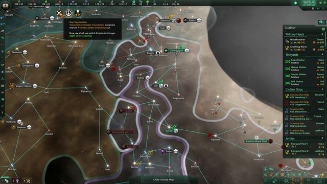 Stellaris: MegaCorp Multiplayer | NERF GUNS - Ep. 11 | Let's Play Stellaris Gameplay смотреть онлайн