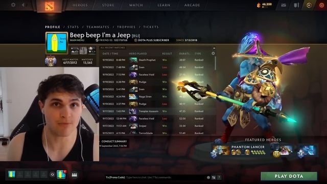 Reflecting on Matchmaking | Dota Diary #7 смотреть онлайн