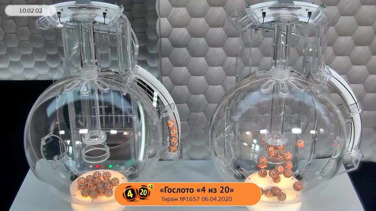 Столото представляет | Лотерея «Гослото «4 из 20». Тираж № 1657 от 06.04.2020 г.