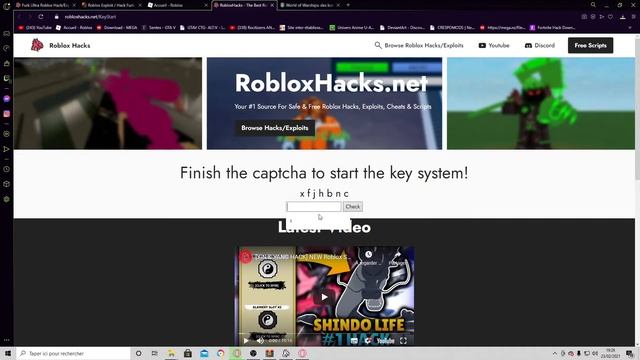 Avoir un Hack/Exploit sur Roblox (Furk Ultra) смотреть онлайн