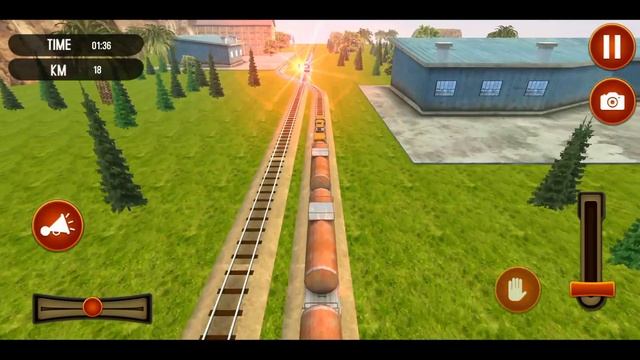 Oil Train Driving Games Train Simulator Android IOS Gameplay смотреть онлайн