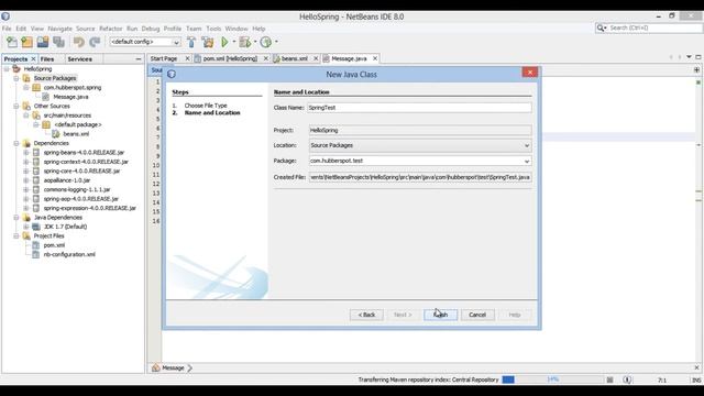 How to configure beans in Spring configuration file ? смотреть онлайн