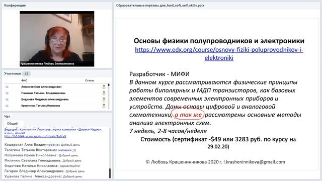 Образовательные порталы для «hard», «soft» и «self skills» смотреть онлайн