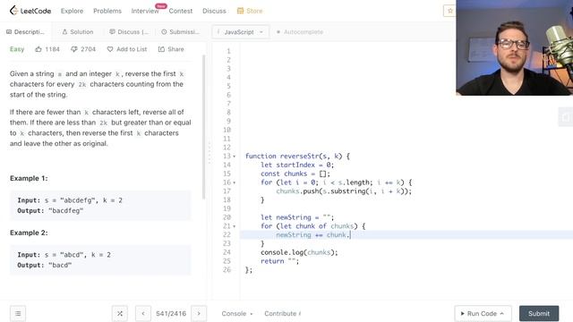 Trying an "easy" Leet Code interview practice problem смотреть онлайн