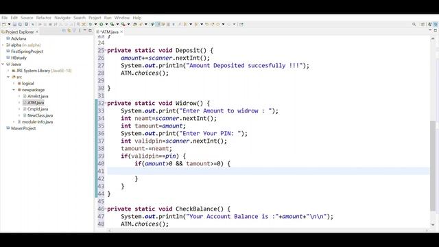 ATM machine project using Core Java & Simply Explained use of Static keyword/method & block in JAVA смотреть онлайн