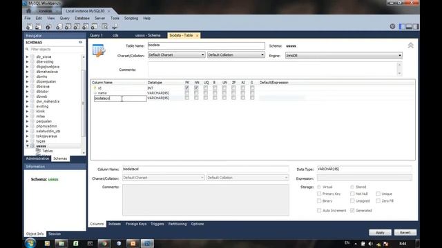 CARA MEMBUAT DATABASE DENGAN MySQL WORKBENCH смотреть онлайн