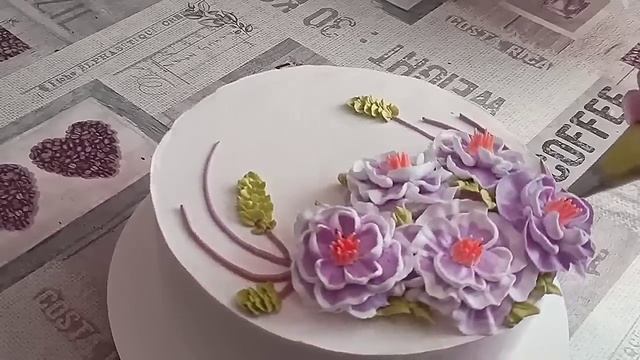 ?Вау как легко и красиво украсить торт ?? смотреть онлайн