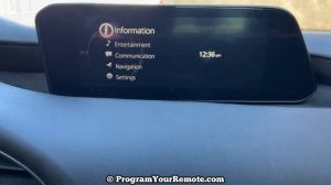 2019 - 2023 Mazda 3 - How To Reset Oil Life Light - Oil Change Service Maintenance Reset