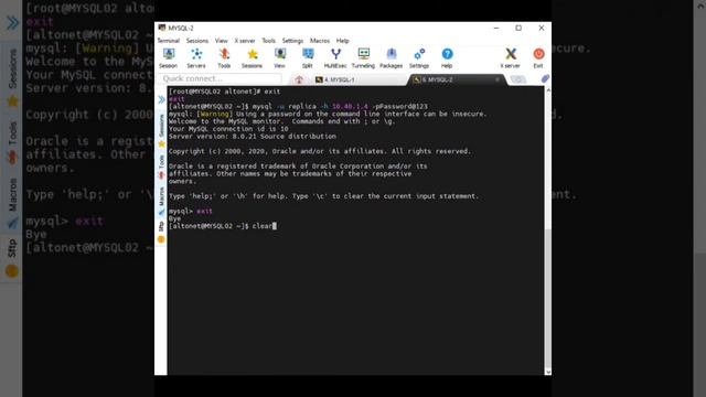 Configuration Replication MySQL Master-Slave смотреть онлайн