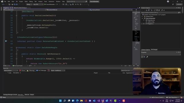 .NET 6 - OTIMIZANDO A SERIALIZAÇÃO COM JSON SOURCE GENERATOR смотреть онлайн