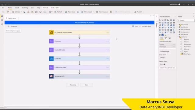 Send Power BI emails using Power Automate смотреть онлайн