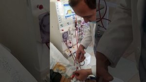 Гемодиализ - Fresenius Medical Care 4008$  (отключение)