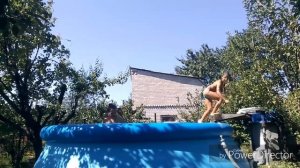 Мы купаемся в бассейне/ICE BACKING ЧЕЛЕНДЖ