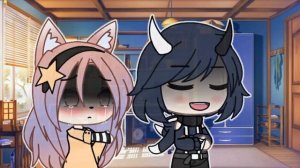 Я резала своё тело Клип [Gacha Life]