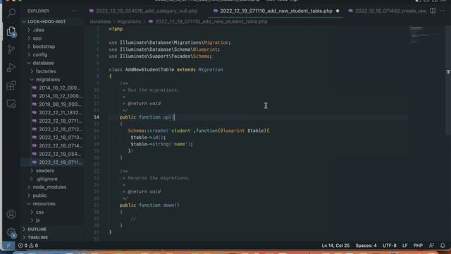 How to create a new table and insert data to it in Laravel App | Create MYSQL Database Table | PHP смотреть онлайн