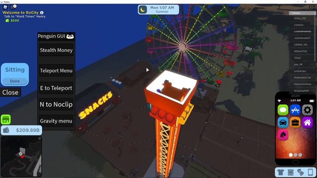 RoCitizens unlimited money script roblox смотреть онлайн